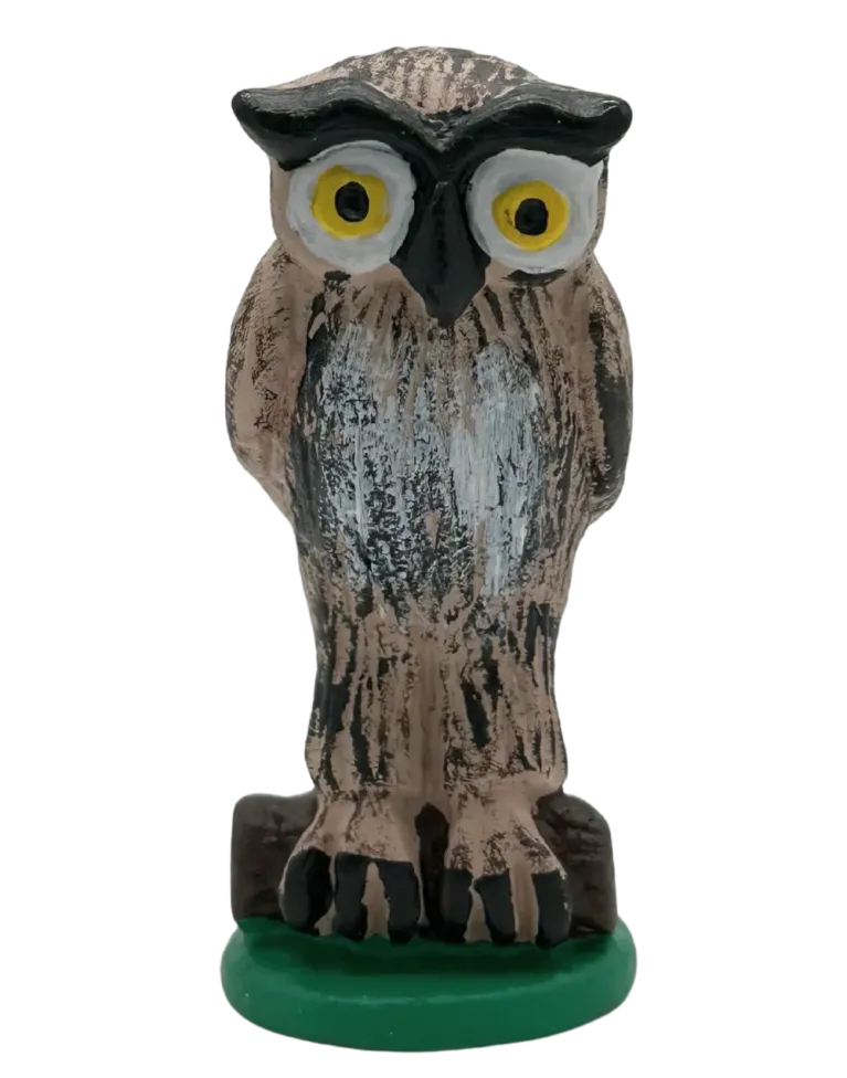 Figurine de Caganer Hibou de Haute Qualité - Achetez Maintenant