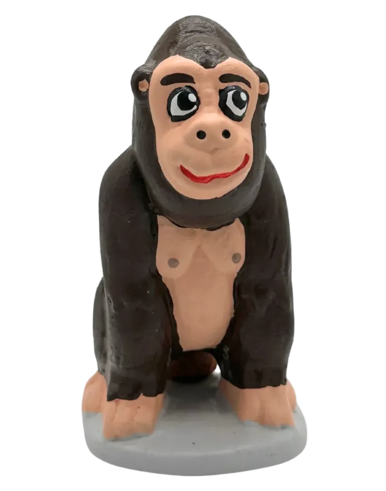 Figura de Caganer Gorila de Alta Calidad - Compra Ahora