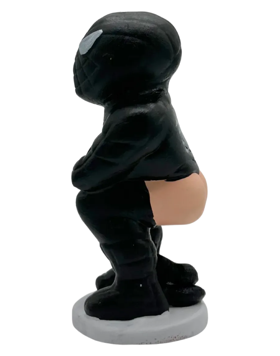 High-Quality Caganer Spiderman Black Figure - Shop Now