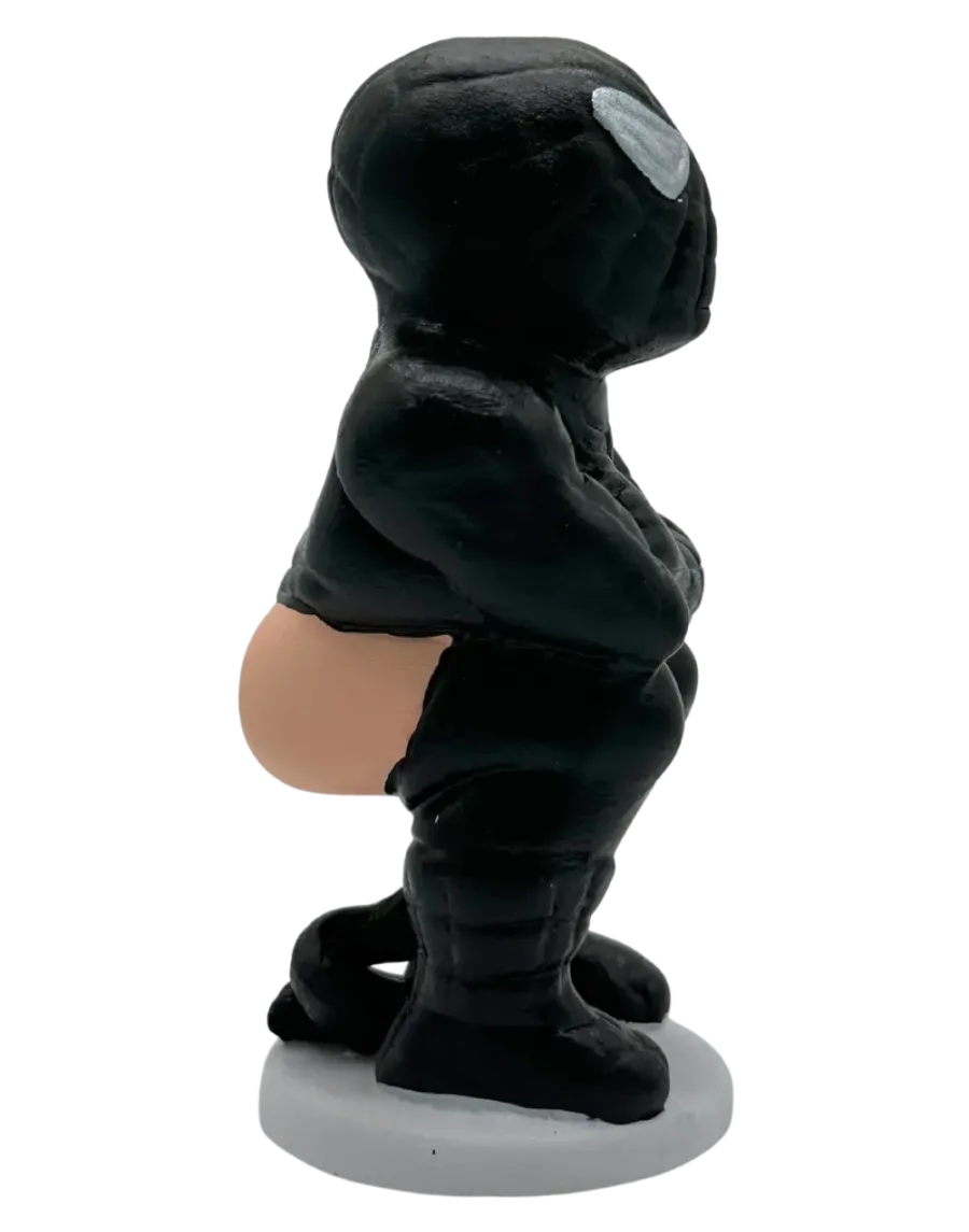 High-Quality Caganer Spiderman Black Figure - Shop Now