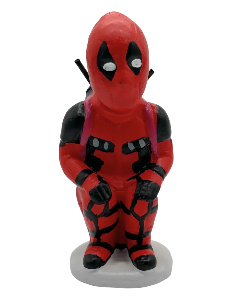 High-Quality Deadpool Caganer Figure - Buy Now
