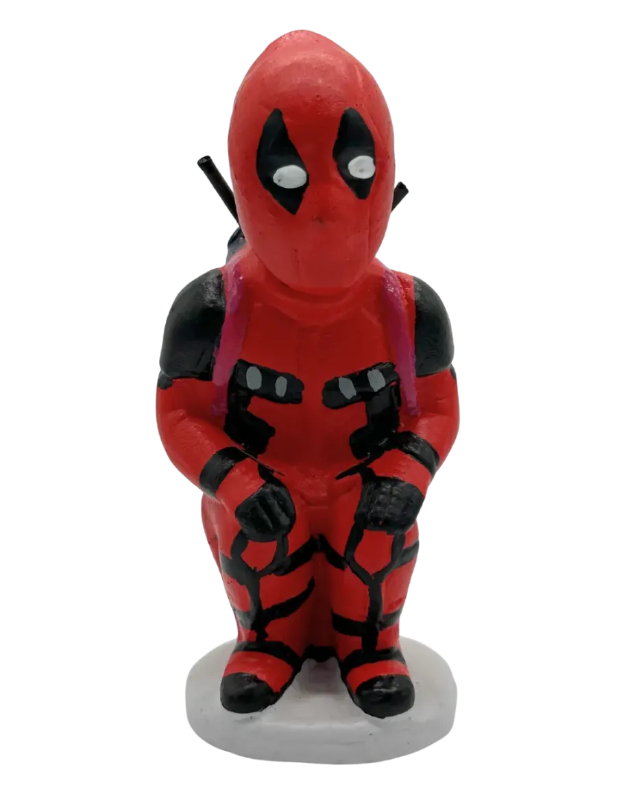 High-Quality Deadpool Caganer Figure - Buy Now