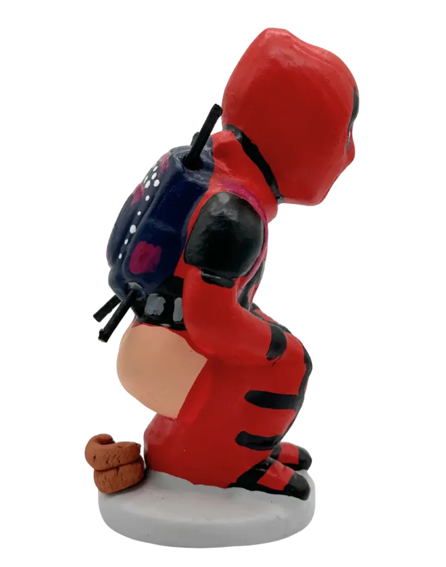 High-Quality Deadpool Caganer Figure - Buy Now
