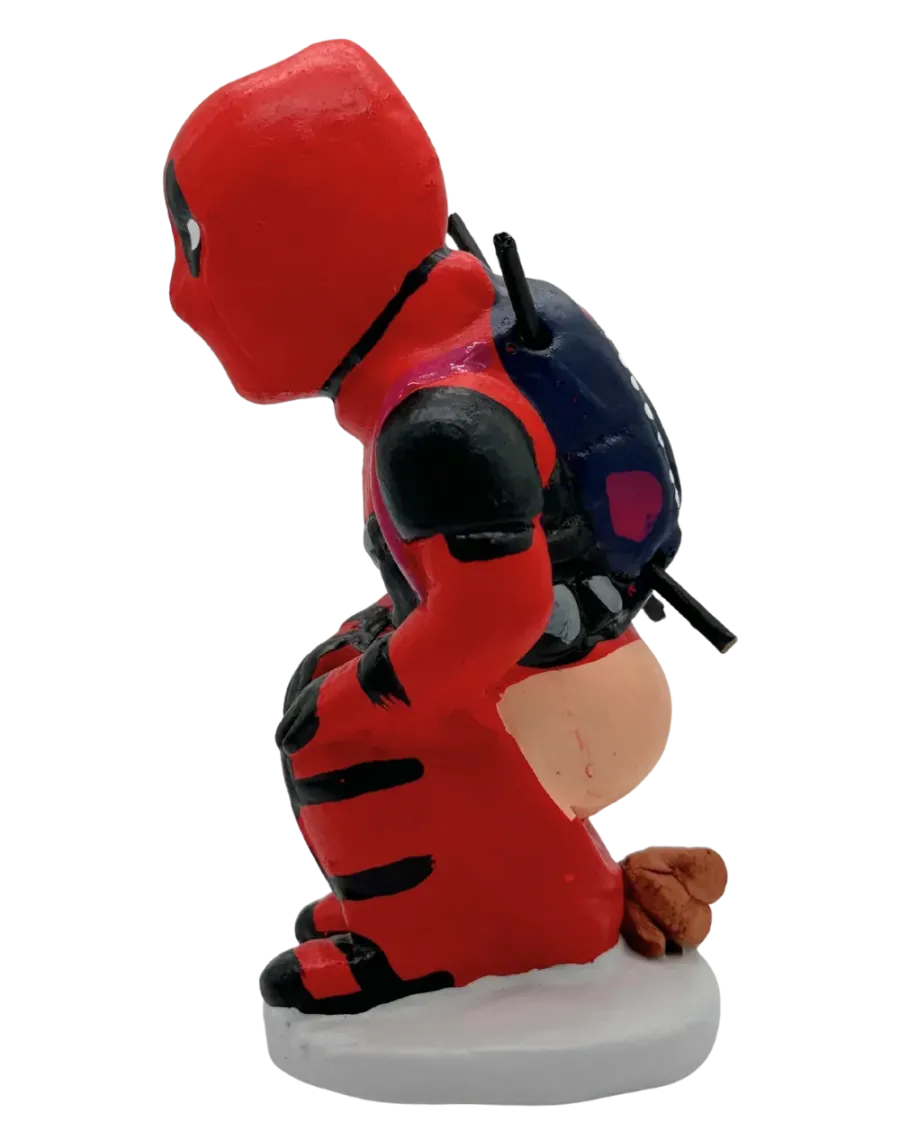High-Quality Deadpool Caganer Figure - Buy Now
