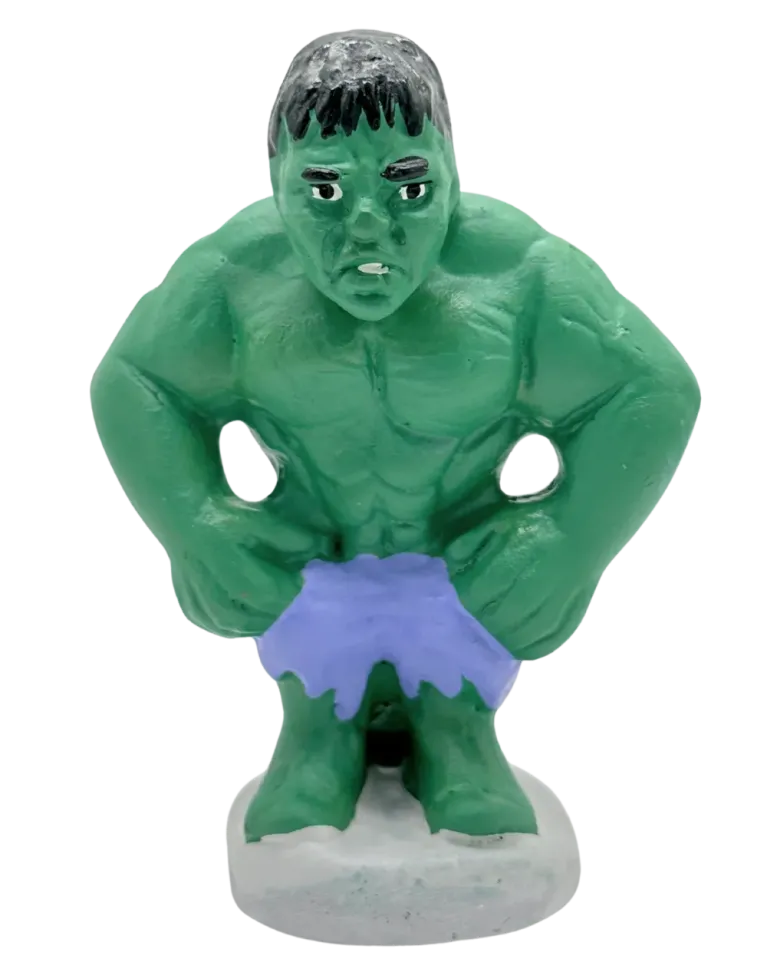 High-Quality Hulk Caganer Figure - Buy Now