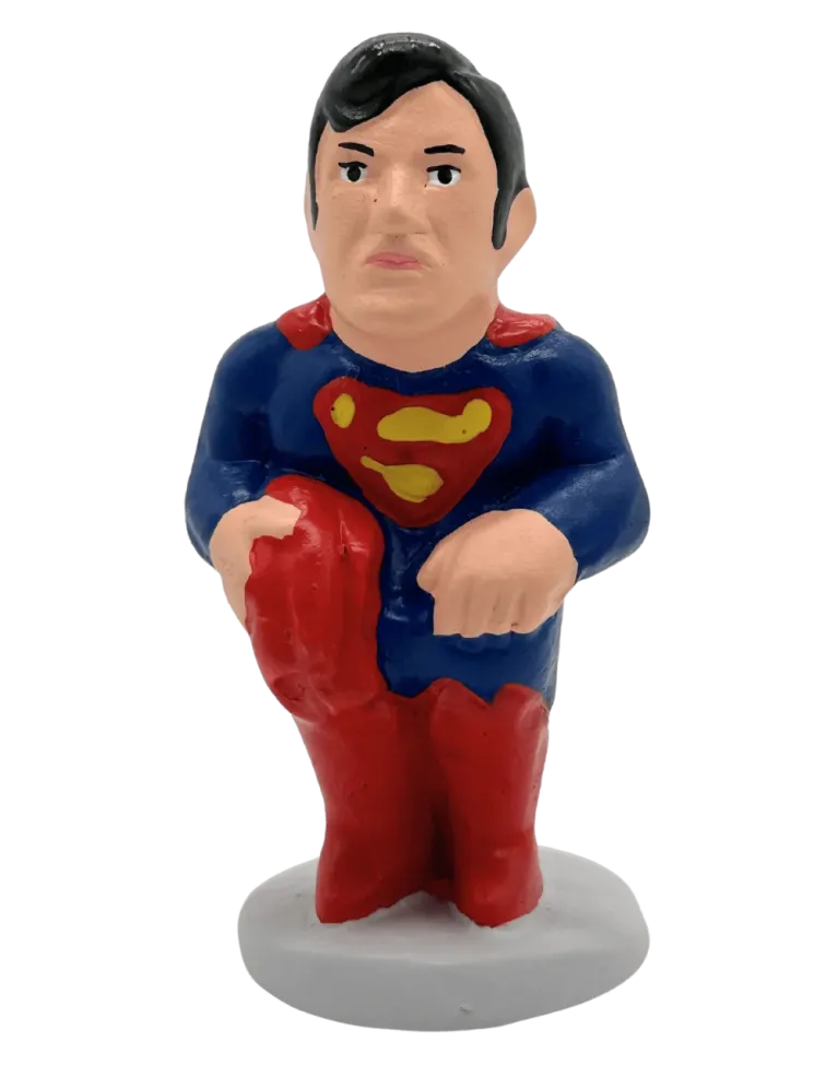High-Quality Superman Caganer Figure - Buy Now