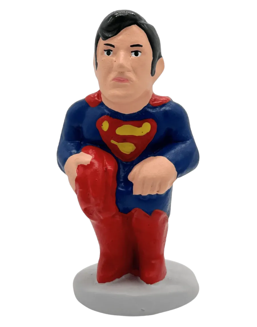 High-Quality Superman Caganer Figure - Buy Now