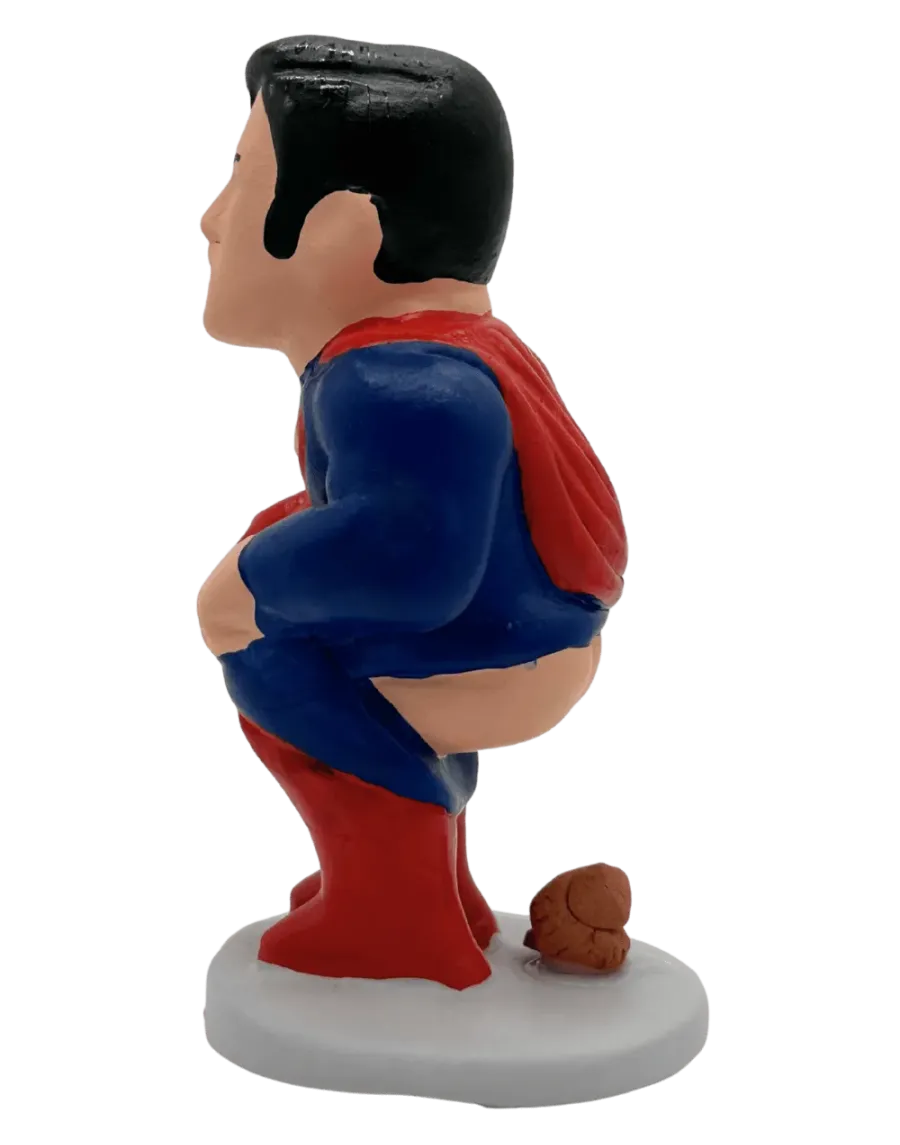 High-Quality Superman Caganer Figure - Buy Now