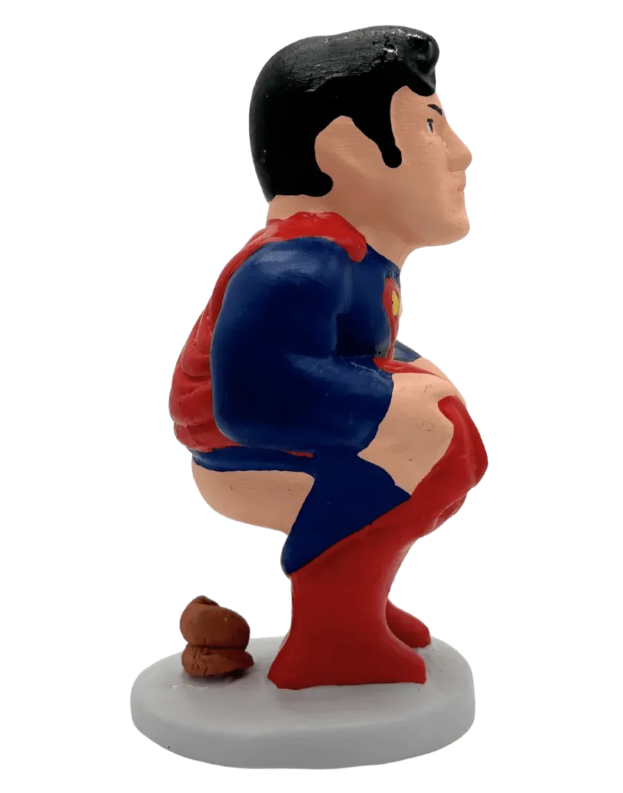 High-Quality Superman Caganer Figure - Buy Now