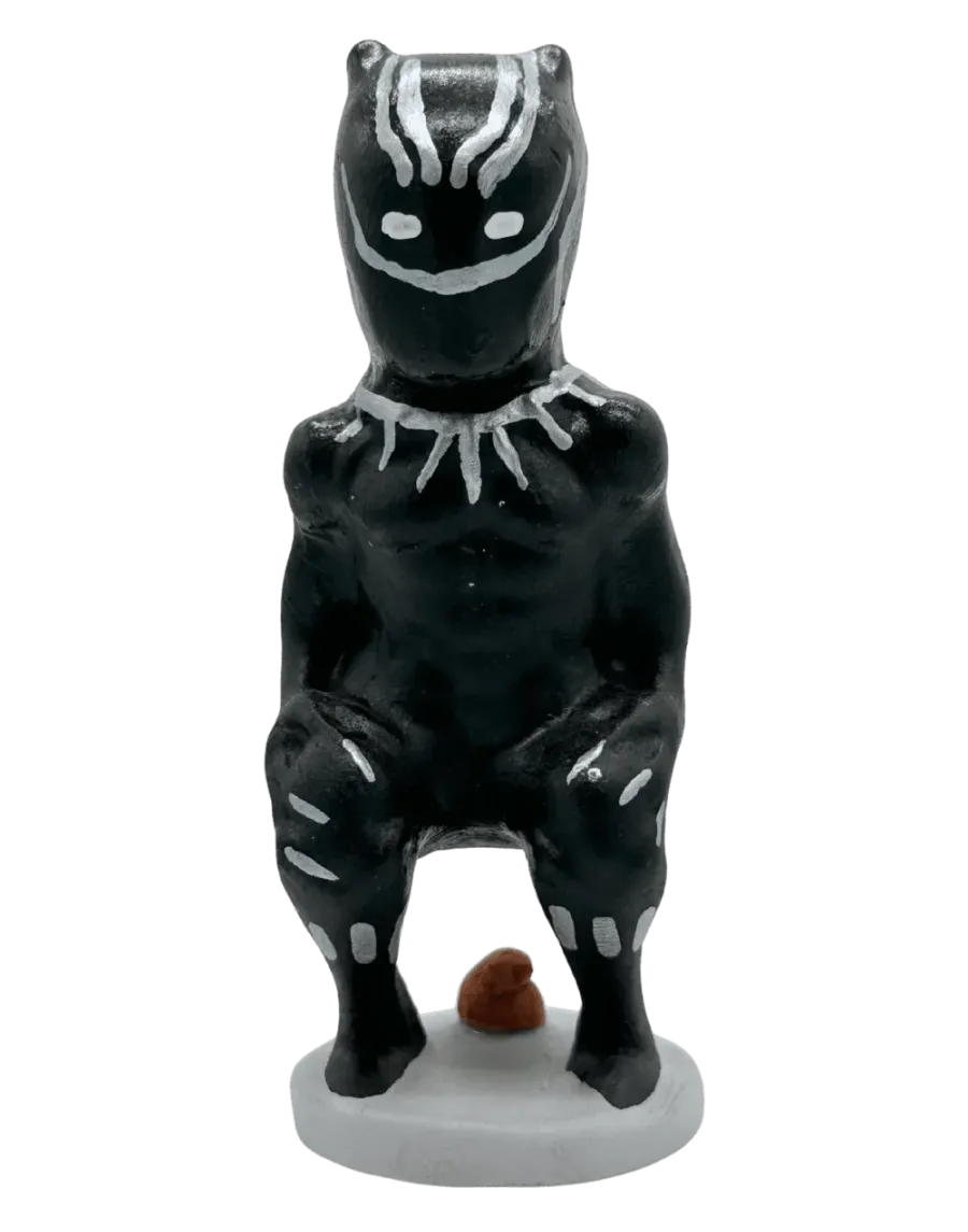 Black-Panther-Caganer. Holen Sie sich Ihren jetzt!