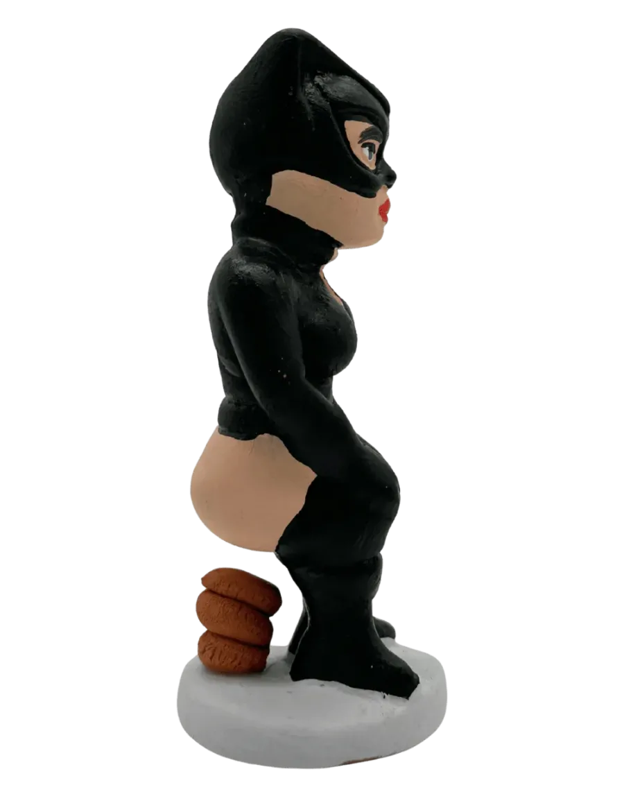 High-Quality Catwoman Caganer Figure - Buy Now