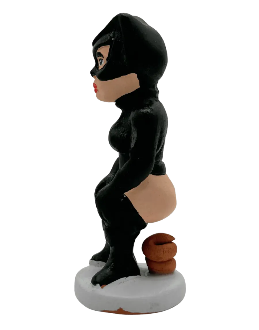 High-Quality Catwoman Caganer Figure - Buy Now