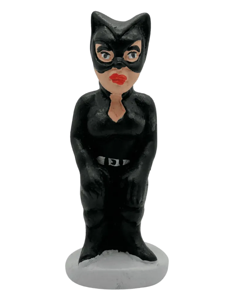 High-Quality Catwoman Caganer Figure - Buy Now