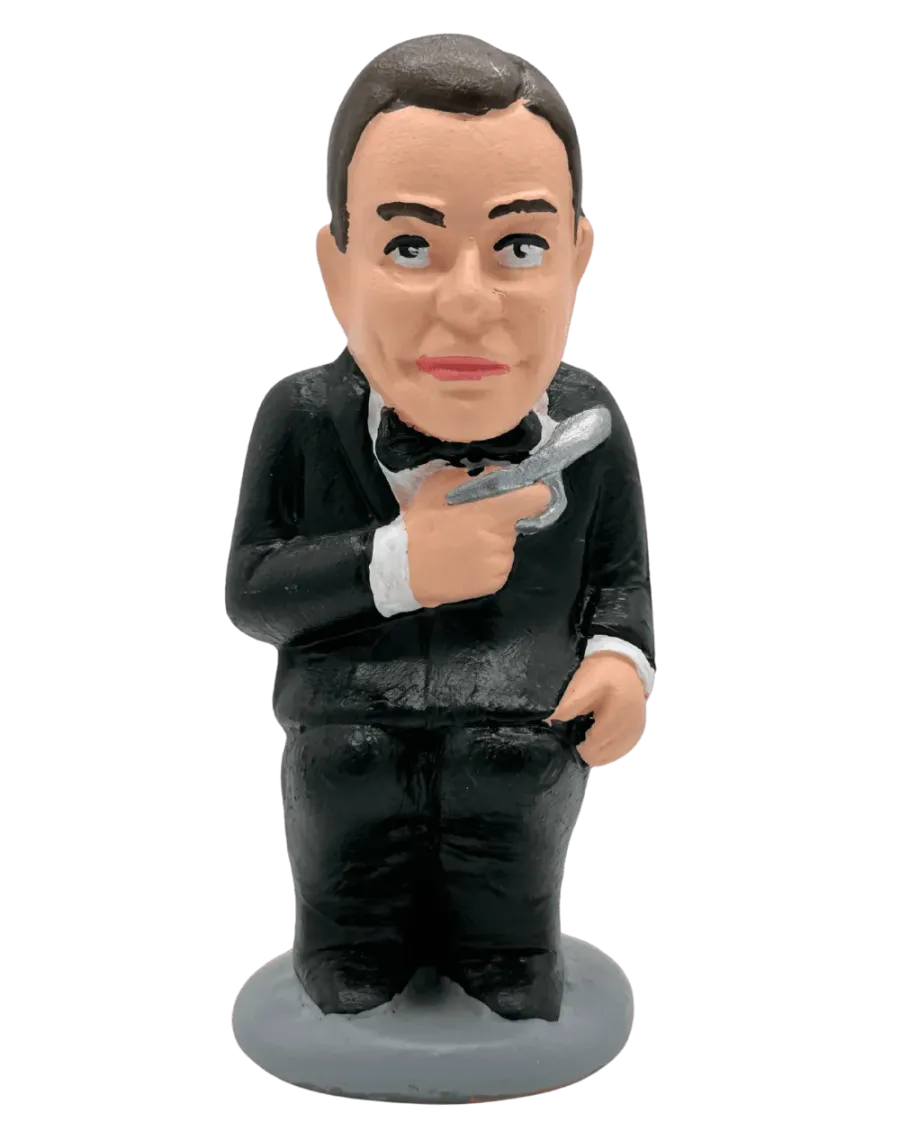 High-Quality James Bond Caganer Figure - Buy Now