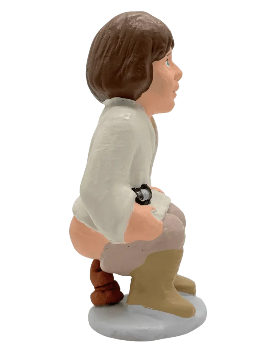 High-Quality Luke Skywalker Caganer Figure - Buy Now