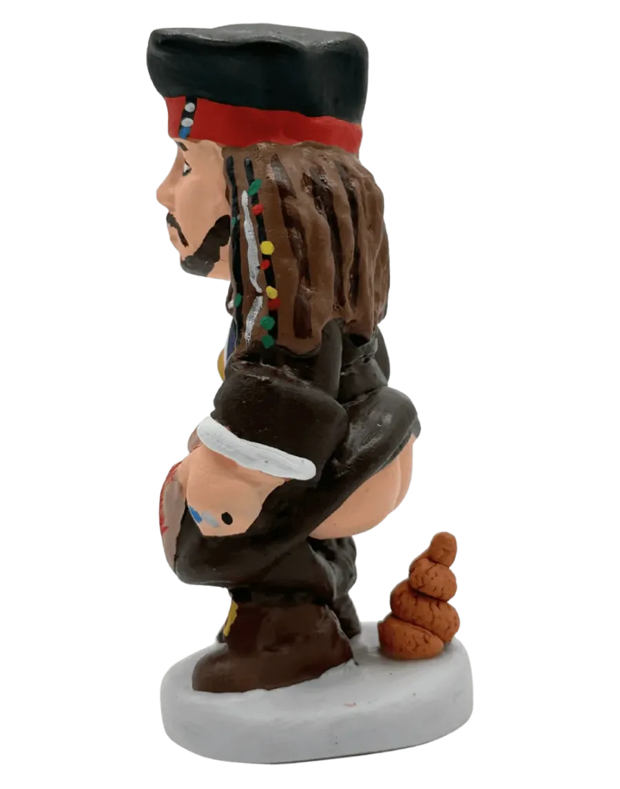 High-Quality Jack Sparrow Caganer Figure - Buy Now