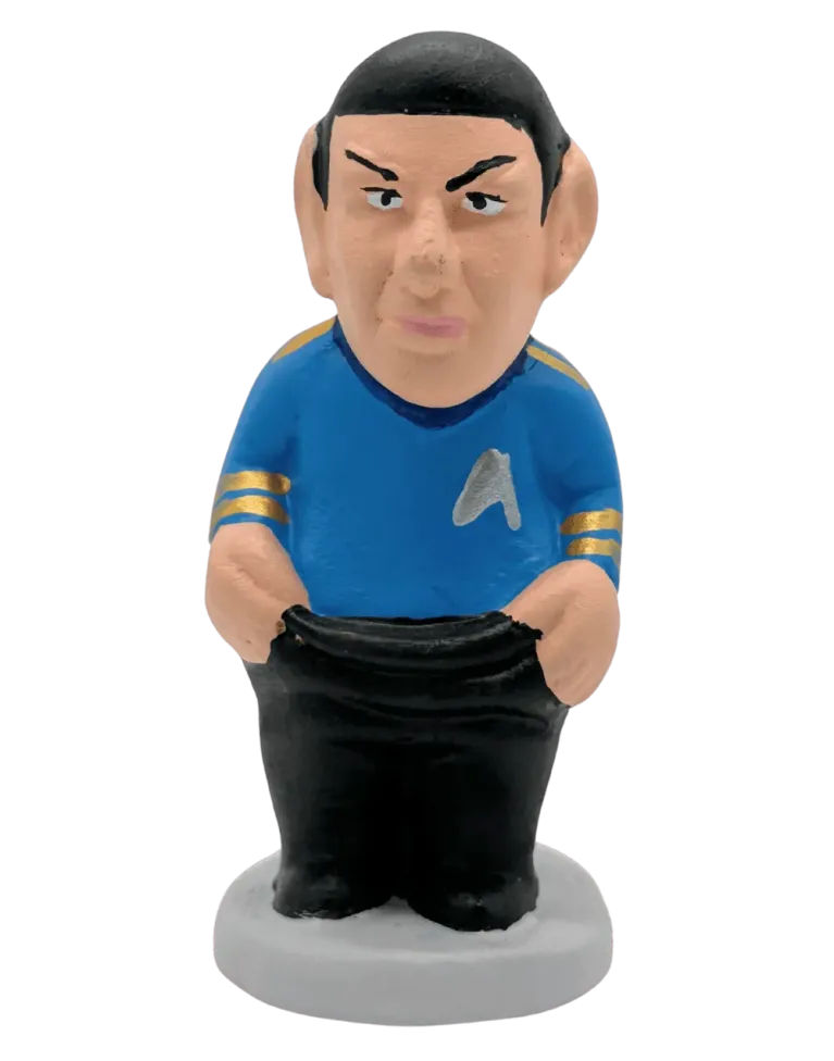 High-Quality Caganer Spock Star Trek Figure - Shop Now
