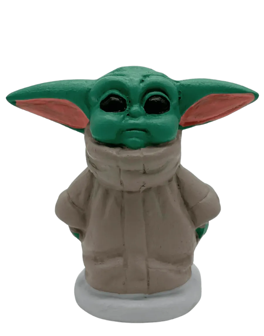 High-Quality Baby Yoda Caganer Figure - Buy Now