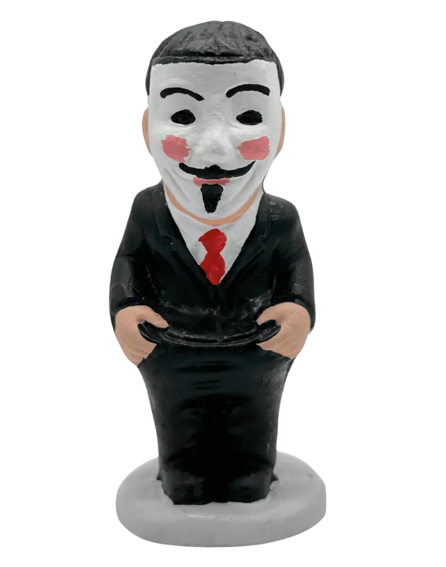 Figurine de Caganer Anonymous de Haute Qualité - Achetez Maintenant