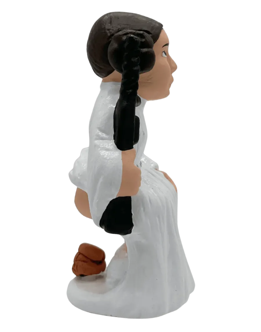 High-Quality Princess Leia Caganer Figure - Buy Now