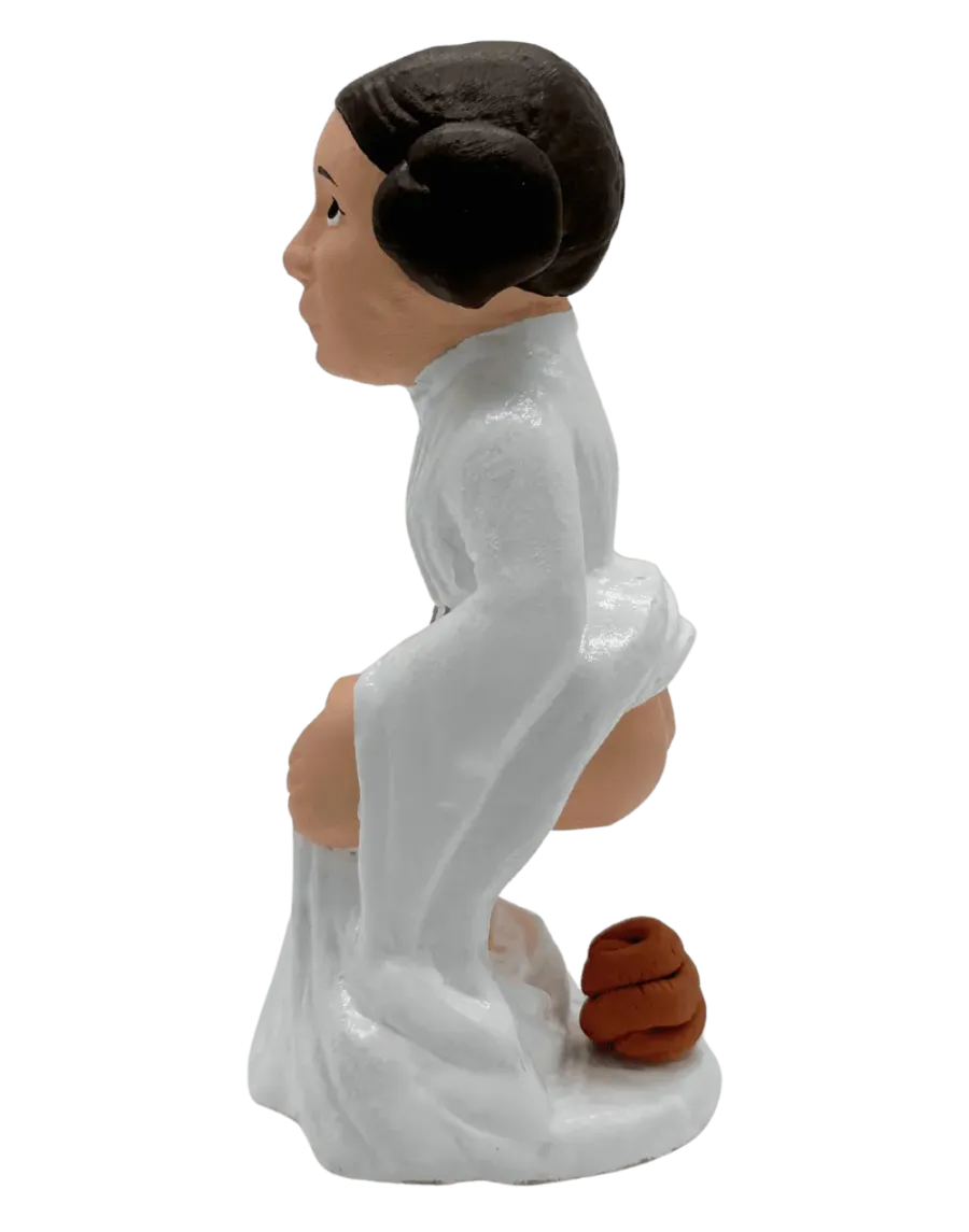 High-Quality Princess Leia Caganer Figure - Buy Now