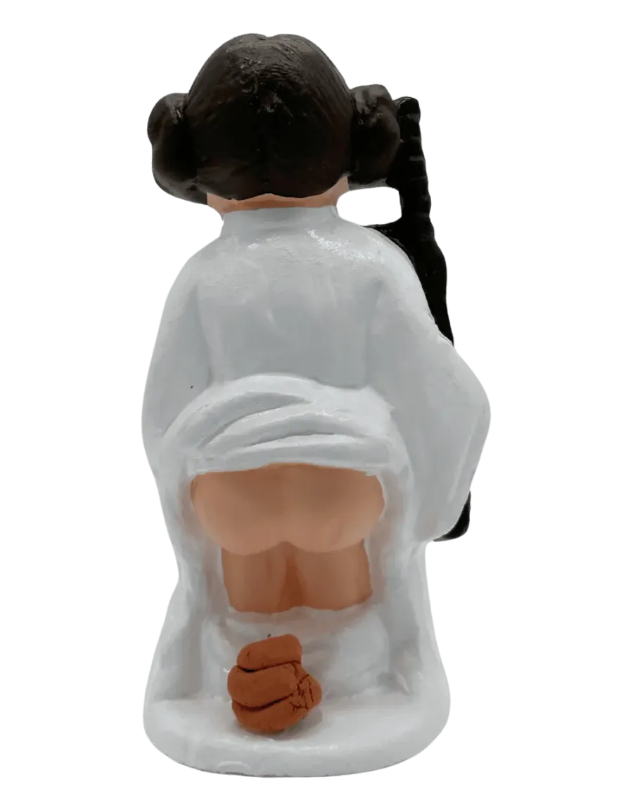 High-Quality Princess Leia Caganer Figure - Buy Now
