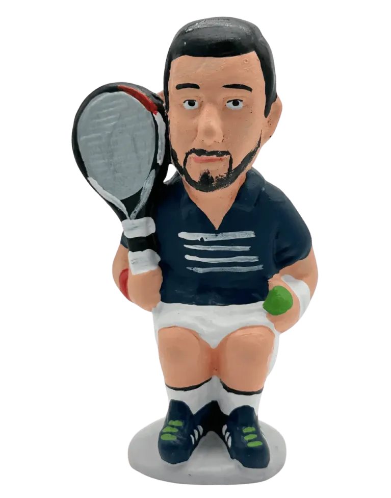 High-Quality Novak Djokovic Caganer Figure - Buy Now