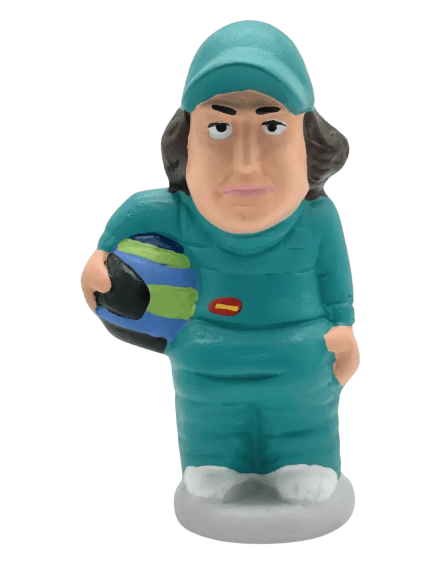 Figura de Caganer Fernando Alonso de Alta Calidad - Compra Ahora