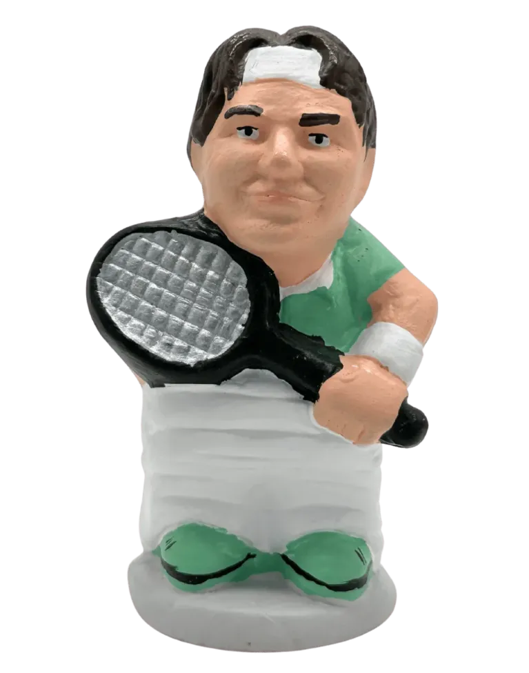 High-Quality Roger Federer Caganer Figure - Buy Now