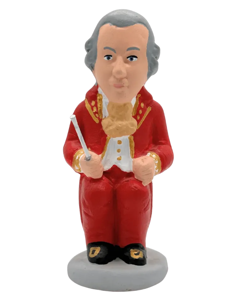Figura de Caganer Mozart de Alta Calidad - Compra Ahora