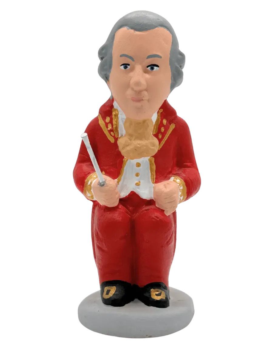 Figura de Caganer Mozart de Alta Calidad - Compra Ahora