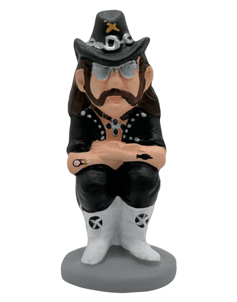 High-Quality Lemmy Kilmister Motörhead Caganer Figure - Buy Now