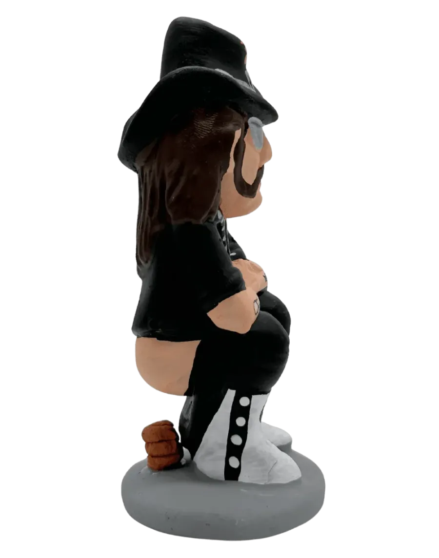 High-Quality Lemmy Kilmister Motörhead Caganer Figure - Buy Now