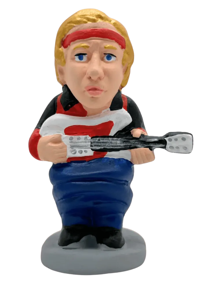 High-Quality Mark Knopfler Caganer Figure - Buy Now