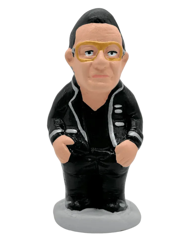 High-Quality Caganer Bono U2 Figure - Buy Now