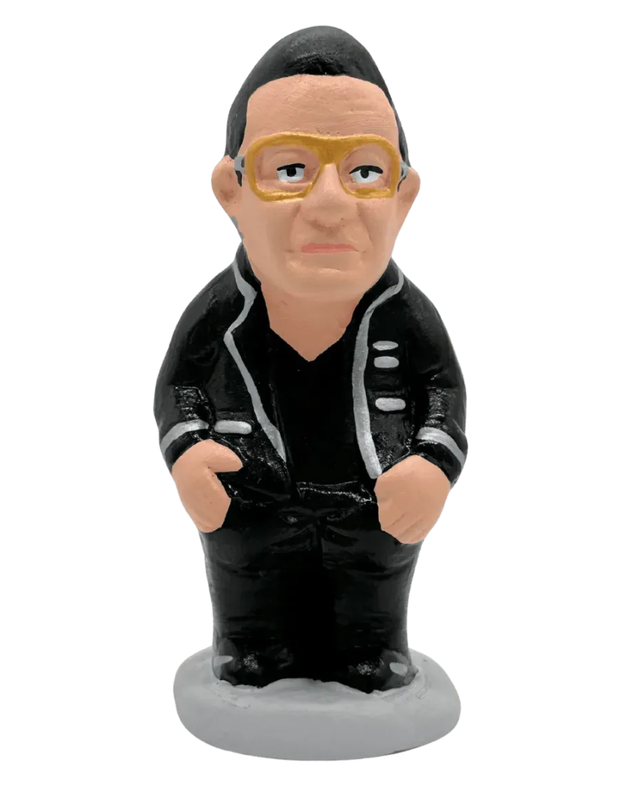 High-Quality Caganer Bono U2 Figure - Buy Now