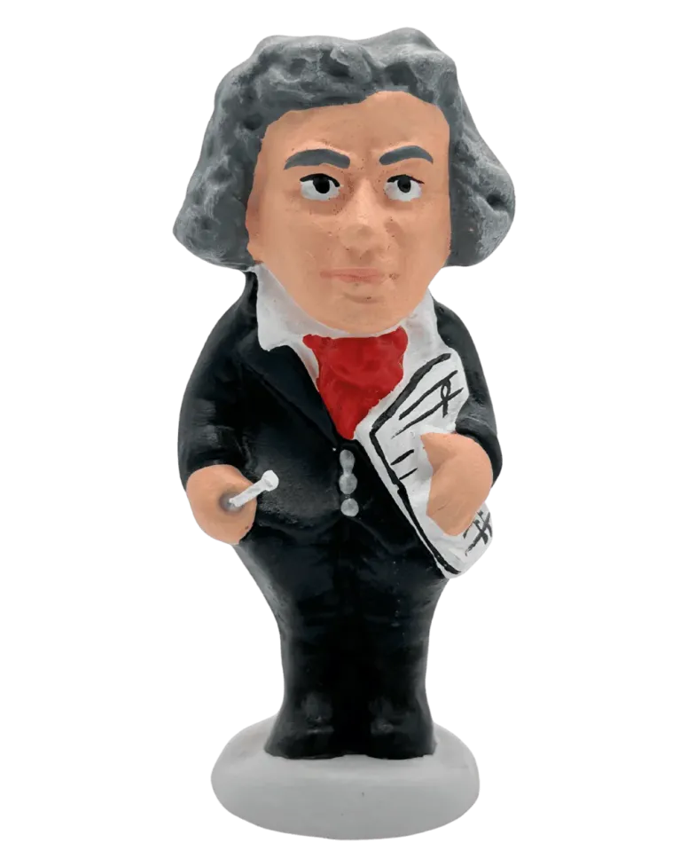 High-Quality Ludwig van Beethoven Caganer Figure - Buy Now