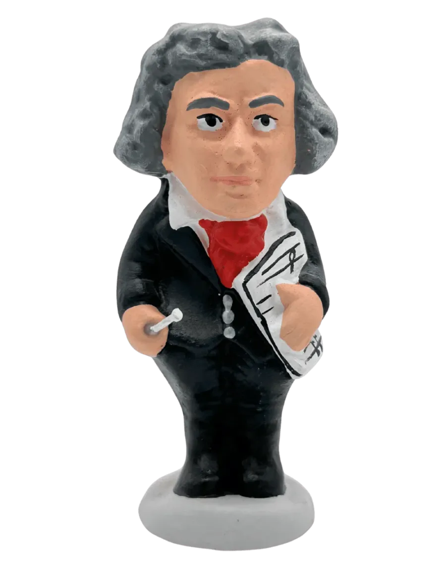 High-Quality Ludwig van Beethoven Caganer Figure - Buy Now