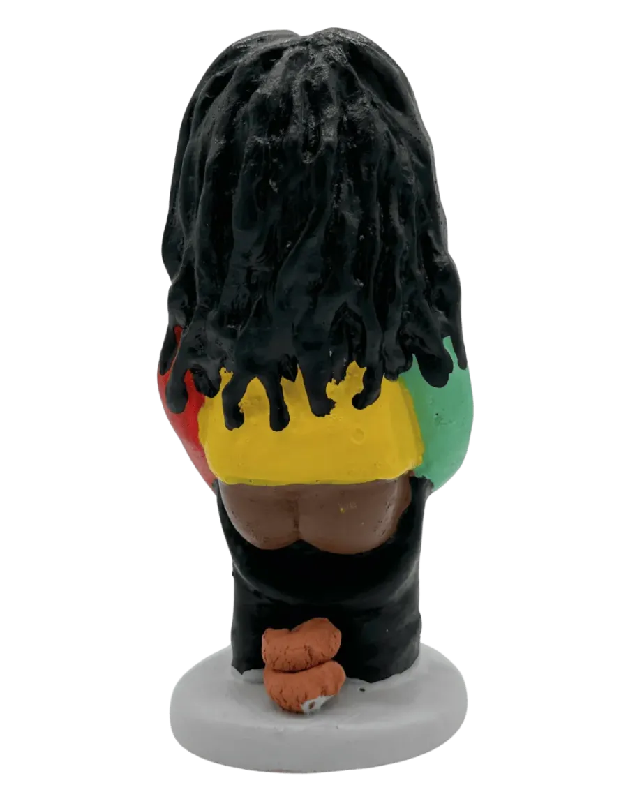 High-Quality Bob Marley Caganer Figure - Buy Now