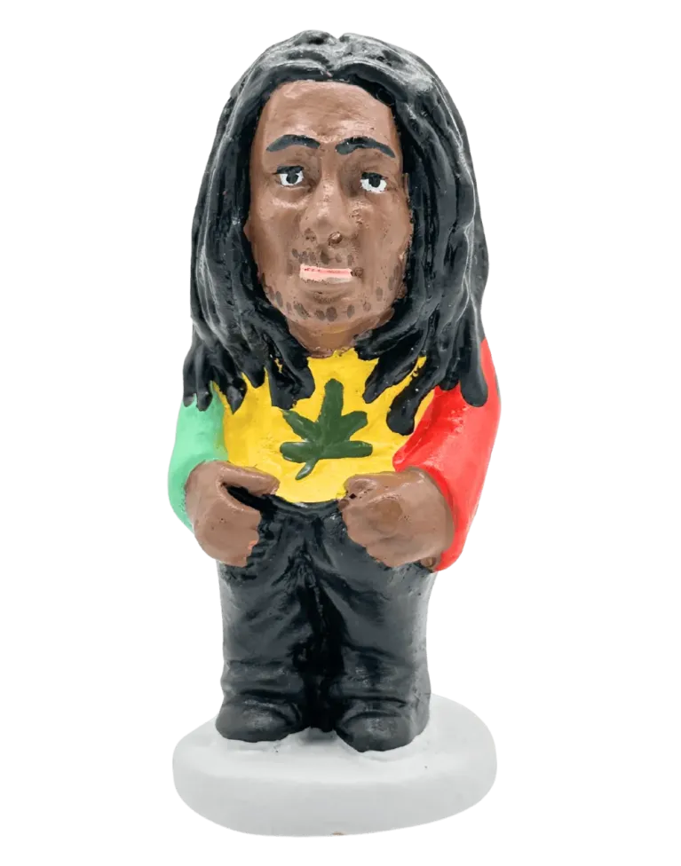 High-Quality Bob Marley Caganer Figure - Buy Now