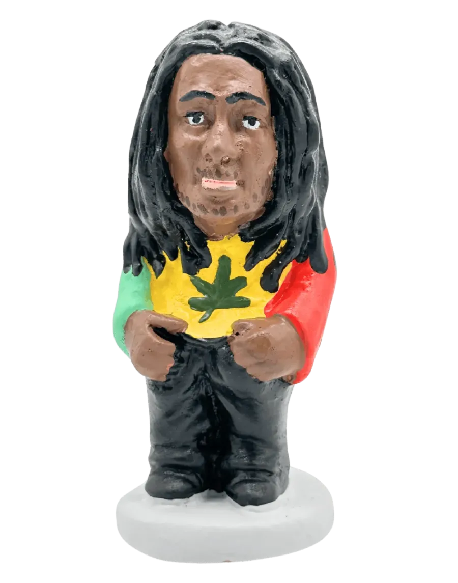 High-Quality Bob Marley Caganer Figure - Buy Now