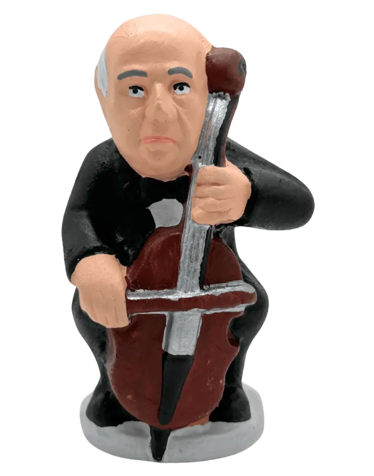 High-Quality Pau Casals Caganer Figure - Buy Now