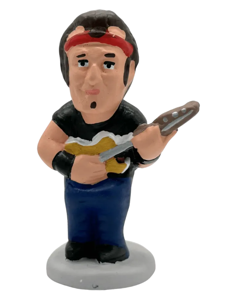 High-Quality Bruce Springsteen Caganer Figure - Buy Now