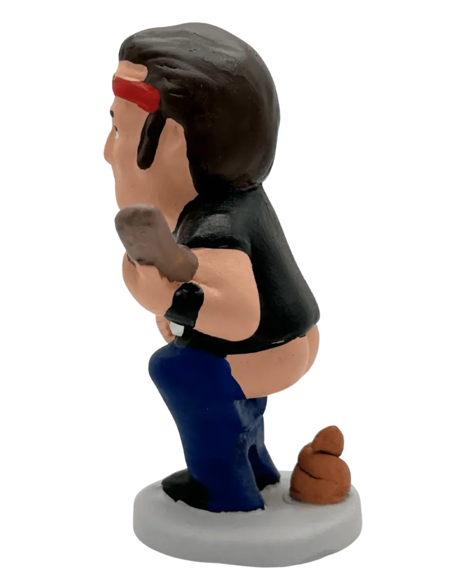 High-Quality Bruce Springsteen Caganer Figure - Buy Now