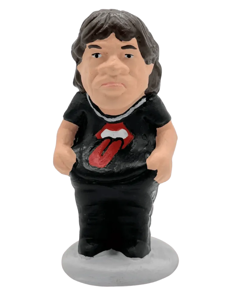 High-Quality Mick Jagger Caganer Figure - Buy Now