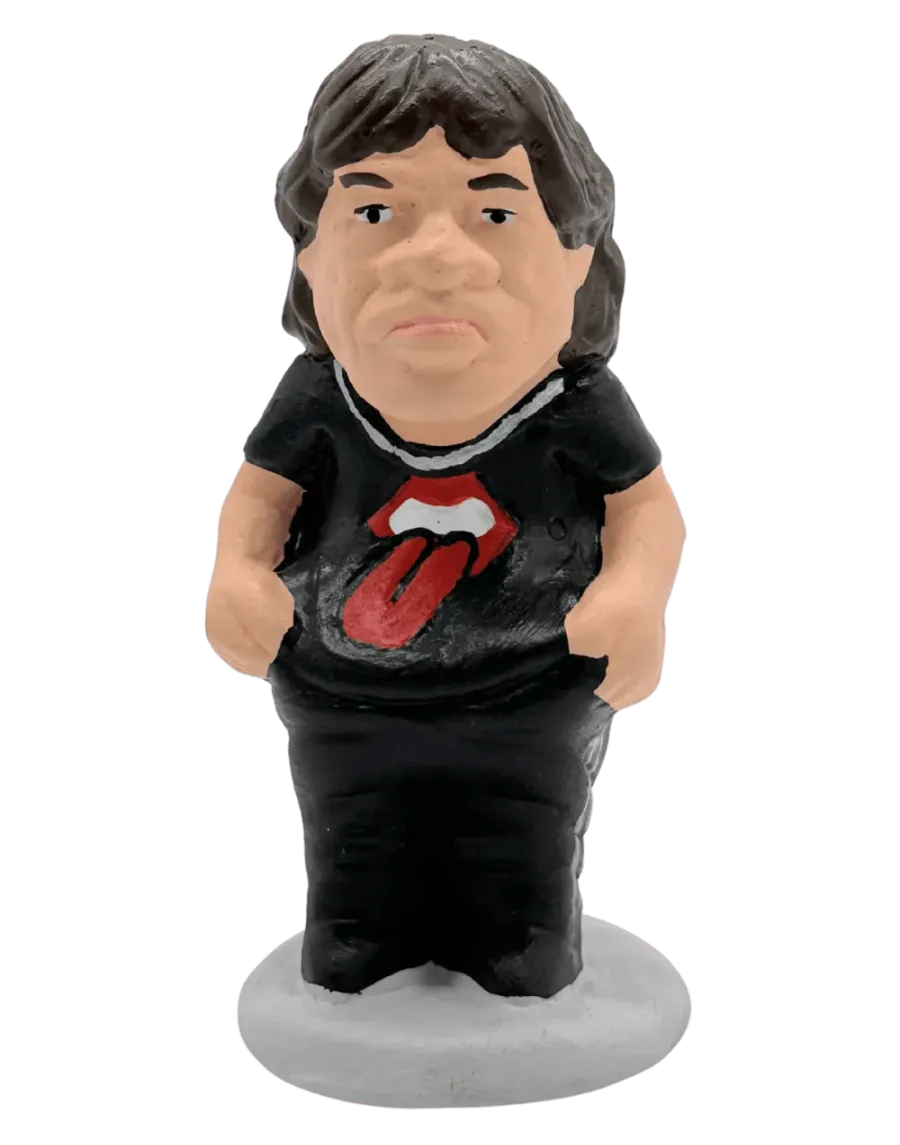 High-Quality Mick Jagger Caganer Figure - Buy Now