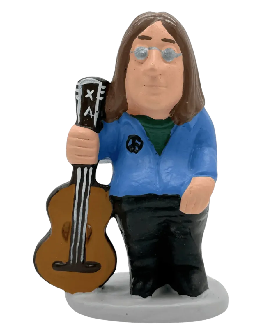 Figurine de Caganer John Lennon de Haute Qualité - Achetez Maintenant