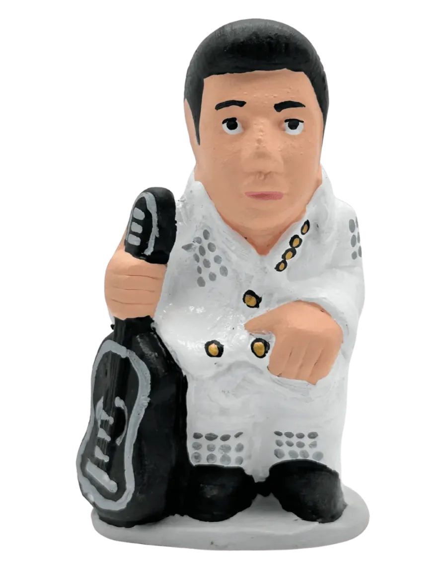 High-Quality Elvis Presley Caganer Figure - Buy Now