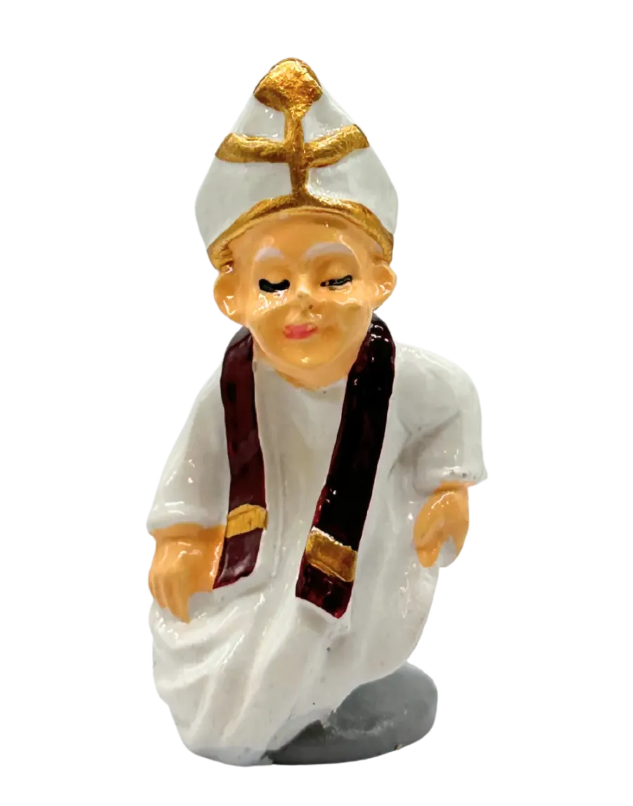 Figura de Caganer Papa en Resina d'Alta Qualitat - Compra Ara