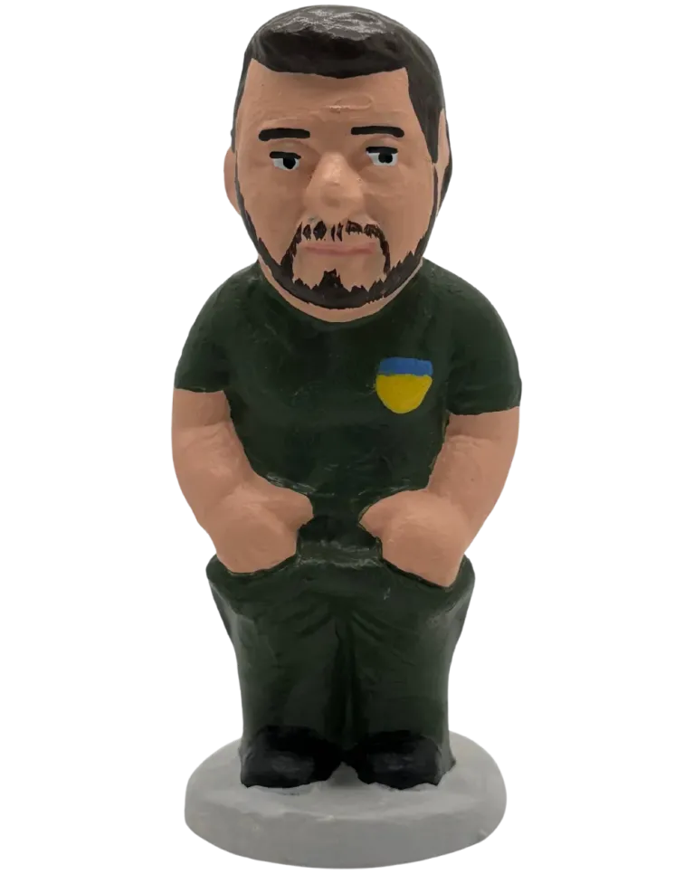 High-Quality Zelenski Caganer Figure - Buy Now